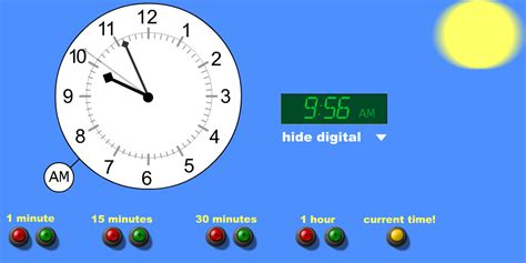 analog clock online manipulative|whiteboard games online clock.